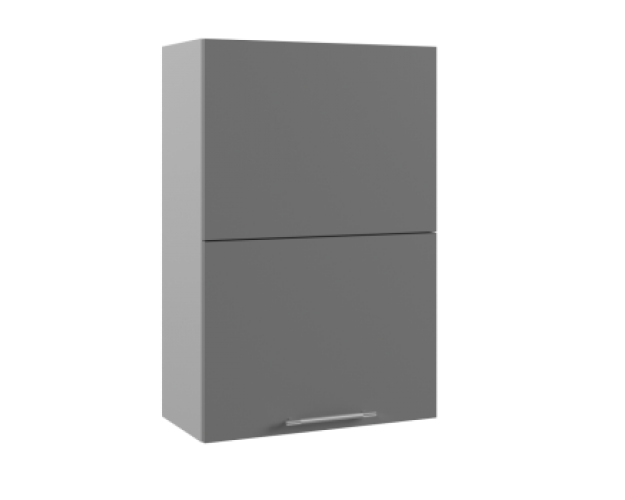 Ройс ВПГПМ 600 Шкаф верхний высокий Blum Aventos HF (Гранит Грей/корпус Серый)