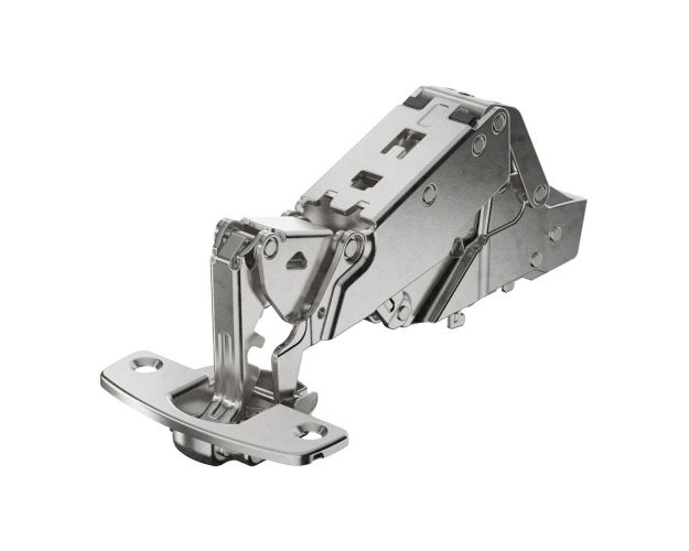 Петля SENSYS 8657i, полунакладная, 165*, с функцией самозакрывания, с демпфером, без планки, 52мм