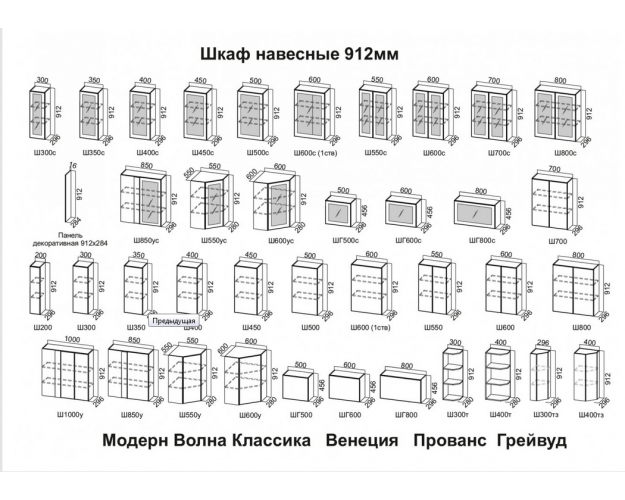 Модульная кухня Грейвуд Шато мята