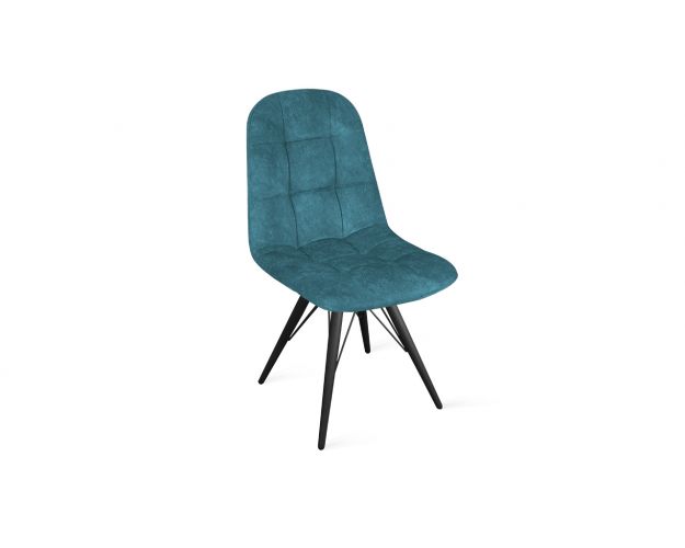 Стул «Райс» К3 Черный муар/Микровелюр Wellmart Indigo