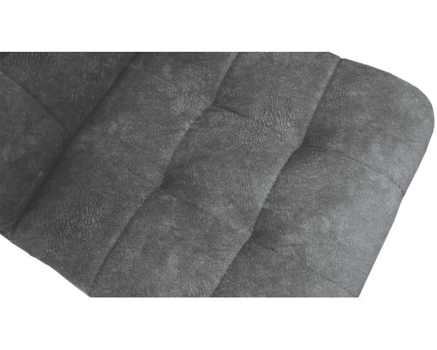 Стул «Аспен» К1С Белый/Микровелюр Wellmart Graphite
